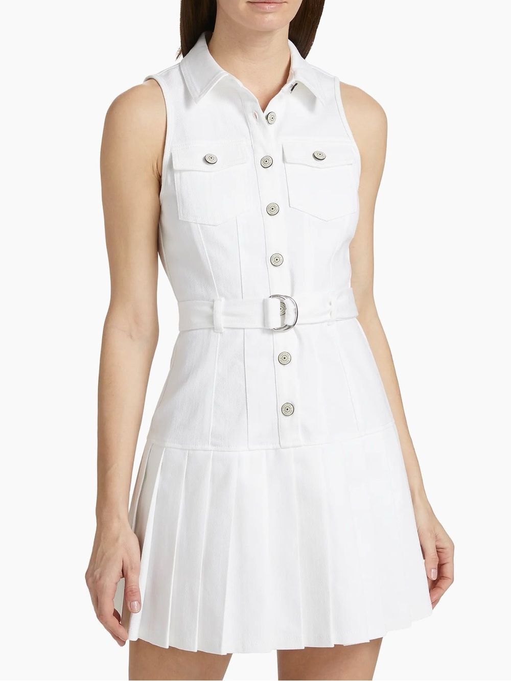 Cinq à Sept Moxie Denim Mini Shirtdress size 14